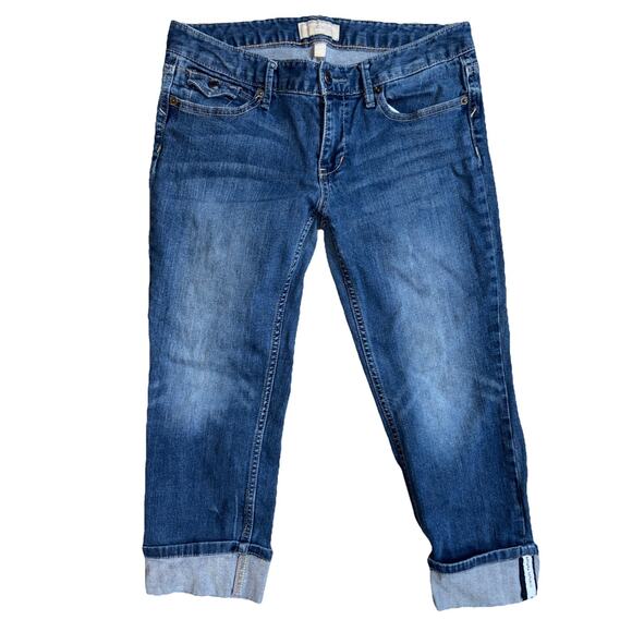 Banana Republic Denim - Banana Republic Outlet Womens Cuffed Denim Capris Size 8/29